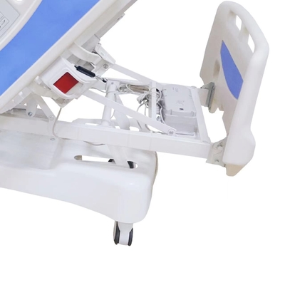Función de cuidado eléctrica del azul cinco de la cama de los muebles del hospital ajustable