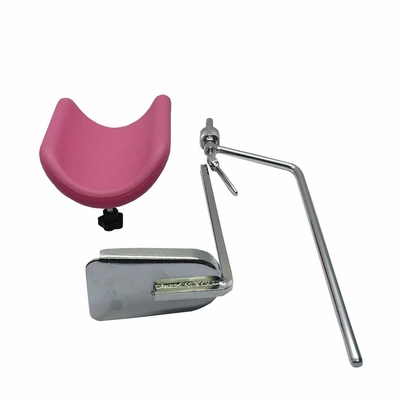 Rosa obstétrico del tenedor de la pierna del hospital de 304 del soporte accesorios de la tabla