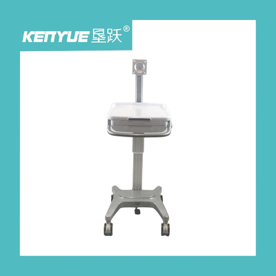 Carro médico inconsútil plástico del ordenador del ABS 35Kg 460m m