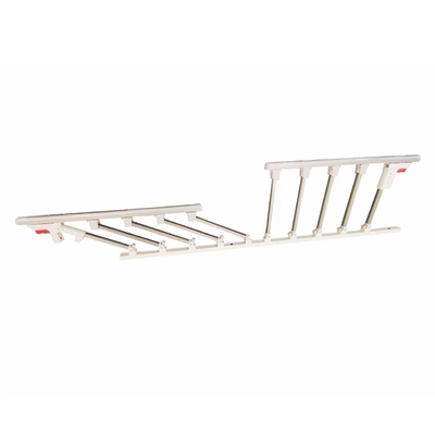 Barrera de protección de la cama del hospital personalizada de doble interruptor de 10 marchas de aleación de aluminio
