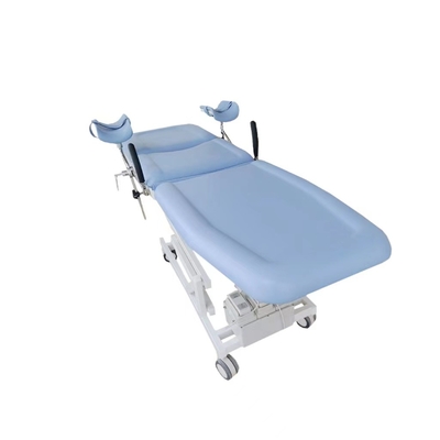 Bule Color Electric 3 Fcuntion Cama de reparto 90cm Mesa ginecológica multifunción de metal
