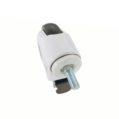 Rueda universal de 5 pulgadas con freno Blanco especial de uso médico Caster Hospital