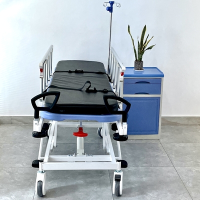 Azul hidráulico de la carretilla del ensanchador de la ambulancia para el hospital médico