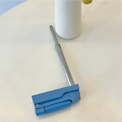 Manija inestable de la cama de hospital del ABS para el azul manual del color de la cama de hospital