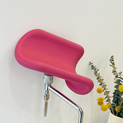 Resto de pierna material rosado del acero inoxidable para la ginecología del hospital
