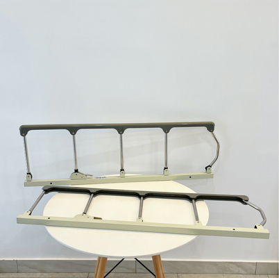 Cinco accesorios de nylon plegables de la cama de hospital de los apoyabrazos de la seguridad del perfil