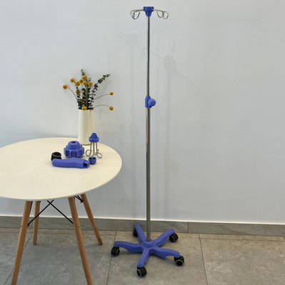 Soporte de acero inoxidable de la infusión 304 ajustables de la altura de los muebles del hospital