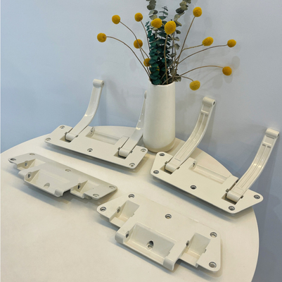 Material blanco de la aleación de aluminio del soporte médico de la barandilla de la cama del hospital