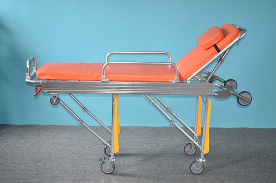 Carruaje de recuperación de pacientes de alta calidad Material de aleación de aluminio Producto médico Plegable de ambulancia