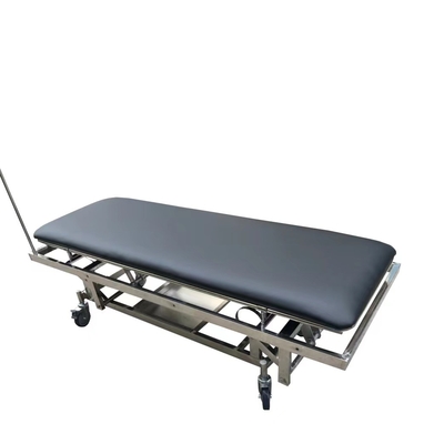 Producto médico Estructura del paciente Rueda de carrito con cubierta exterior de freno Cama de traslado de silla de ruedas