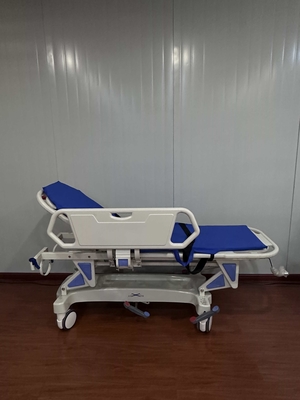 Trolley de transporte de pacientes de aleación de aluminio 1930*640*530 movimiento de automóvil de acero