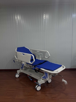 Trolley de transporte de pacientes de aleación de aluminio 1930*640*530 movimiento de automóvil de acero