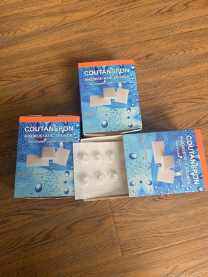 Esponja dental hemostática absorbible de gelatina