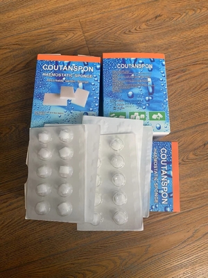 Esponja dental hemostática absorbible de gelatina
