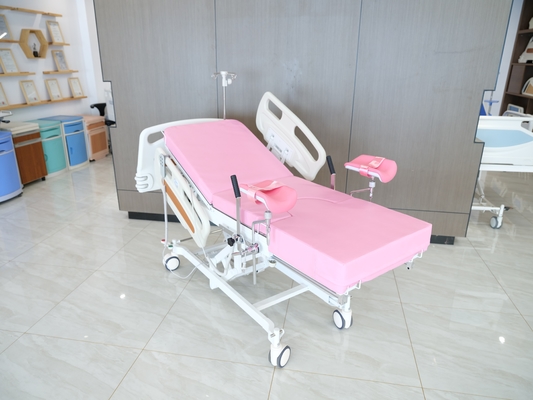 Cama de examen ginecológico manual con placa trasera ajustable ajustable