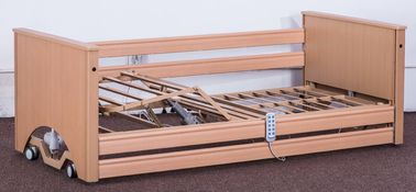 Material de madera con la cama de los cuidados de los echadores del freno de cinco - función