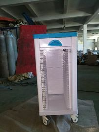 El fichero plástico del ABS lleva el carro del expediente de la carretilla del instrumento médico con el cajón