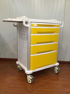 Carro médico de la carretilla del artículo del instrumento quirúrgico del ABS del hospital