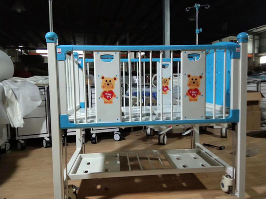 Cama pediátrica médica silenciosa de las ruedas de freno 1770*705m m