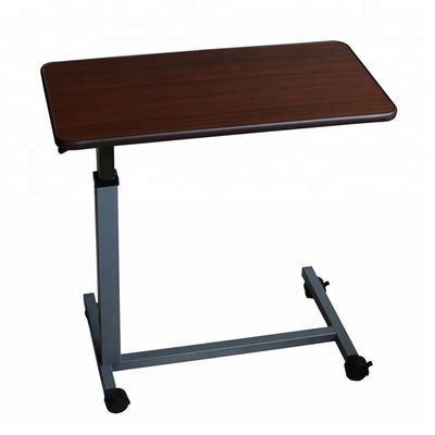 Hospital ajustable 1010m m de la altura del CE ISO9001 sobre la cama Tray Table