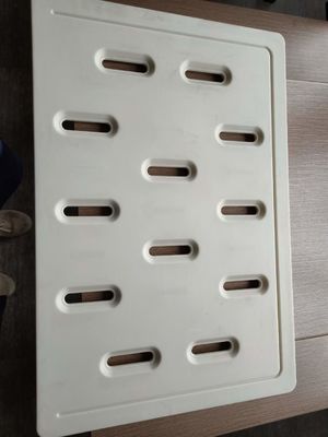 Grueso 35m m accesorios azules de la cama de hospital de los accesorios médicos de la cama de cuatro porciones
