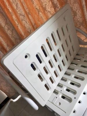Grueso 35m m accesorios azules de la cama de hospital de los accesorios médicos de la cama de cuatro porciones