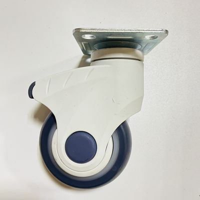 Los accesorios de la cama de hospital giran sobre un eje las ruedas médicas silenciosas del echador de los PP TPR