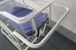 Cama infantil del ángulo del bebé del hospital transparente ajustable móvil del lavabo