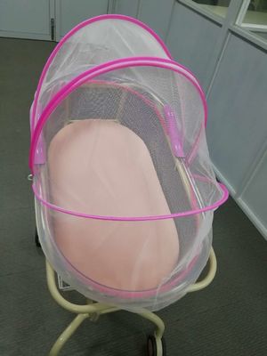 Ángulo del lavabo del bebé del ABS que ajusta la cama de bebé de alta calidad del hospital del cojín de la esponja de la manija