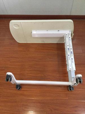 Tabla overbed tabla médica del hospital de la tabla de la bandeja de la cama de hospital de los muebles para la cama