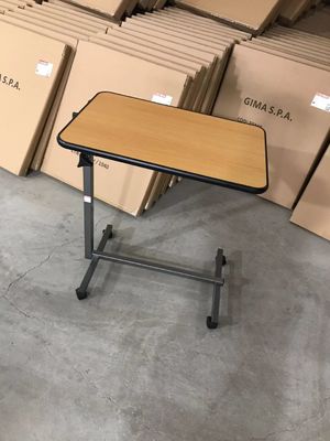 Tabla superficial inclinable de Tray Table Over Bed Food de la cama de hospital de 700m m 1010m m