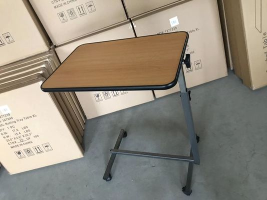 Tabla superficial inclinable de Tray Table Over Bed Food de la cama de hospital de 700m m 1010m m
