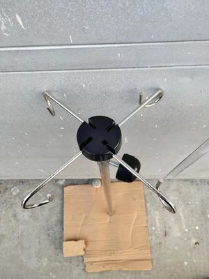 Soporte de Medica Linfusion usado en los accesorios de acero inoxidables del intravenoso poste de la cama paciente