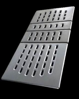 El panel médico del tablero de la cama de hospital del metal de los accesorios de la cama de hospital cuatro porciones