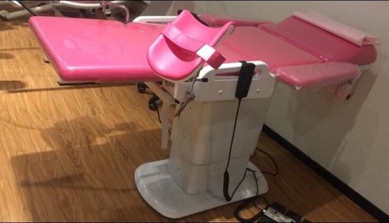 Cama de maternidad ginecológica del rosa especial del hospital para la mesa de operaciones ginecológica