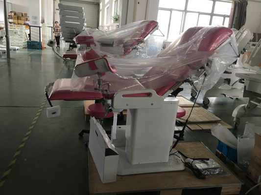 Cama de maternidad ginecológica del rosa especial del hospital para la mesa de operaciones ginecológica