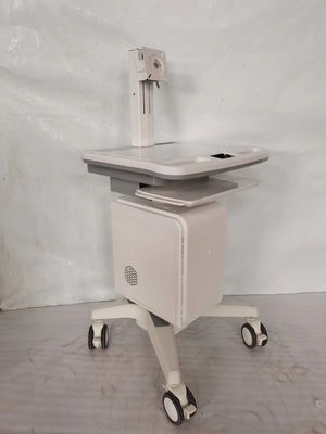 Carretilla estable simple del ordenador del hospital del laboratorio del móvil médico del puesto de trabajo