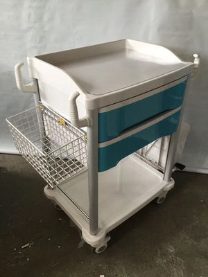 Carretilla médica del ABS en hospital de dispensación del carro del desplome de la medicina de las ruedas