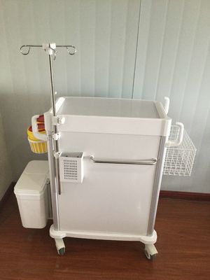 Carretilla médica del ABS en hospital de dispensación del carro del desplome de la medicina de las ruedas