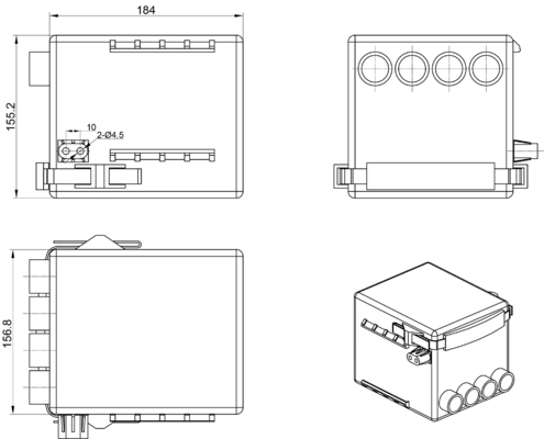 Regulador de poca potencia SMPS del actuador linear del ABS 36VDC para la cama médica