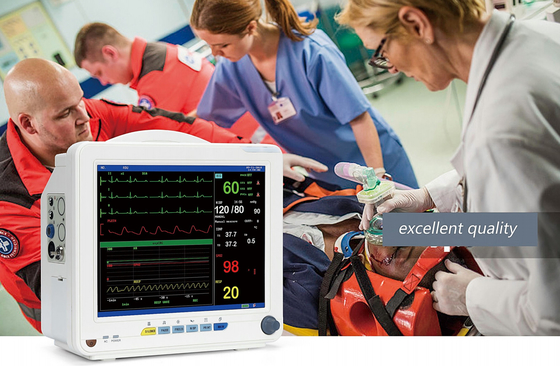 Aparato médico portátil para el hogar todo de ECG en un material grisáceo del ABS del detector