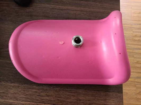 Piezas de acero inoxidables del rosa del tenedor de la pierna de la PU para las camas de hospital para las camas de la entrega