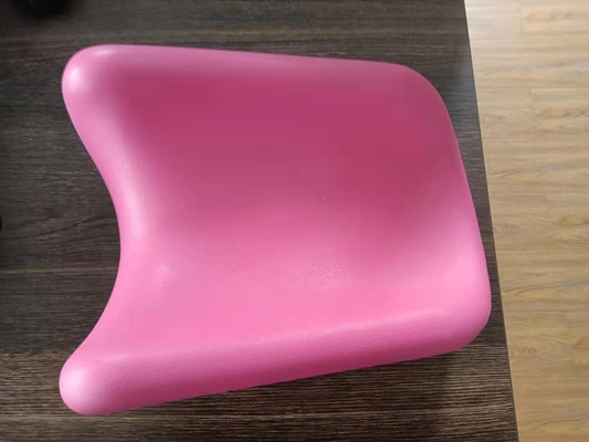 Piezas de acero inoxidables del rosa del tenedor de la pierna de la PU para las camas de hospital para las camas de la entrega