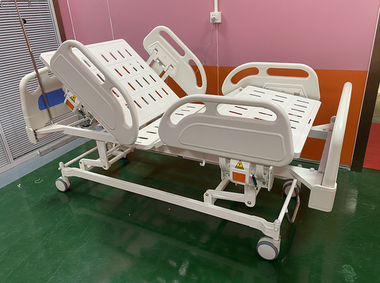 Blanco azul de las camas de hospital de ICU Ward Room Three Function Electric