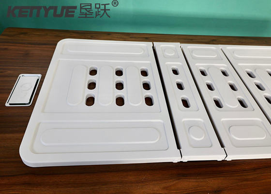 Accesorios médicos materiales de la cama de la cubierta de cama del ABS para el sitio de hospital