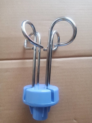Infusión de acero inoxidable azul Rod Hook For Hospital