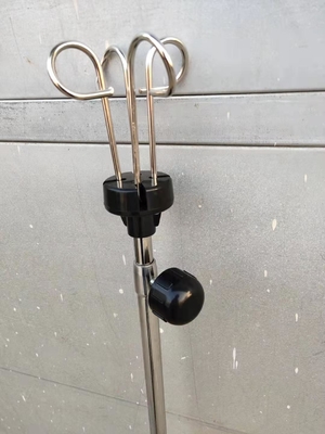 Soporte ajustable de la infusión del equipamiento médico en el blanco del hospital de la cabecera