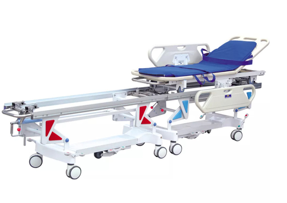 Ajustable hidráulico de la carretilla del ensanchador de la emergencia del ABS del hospital para la transferencia paciente