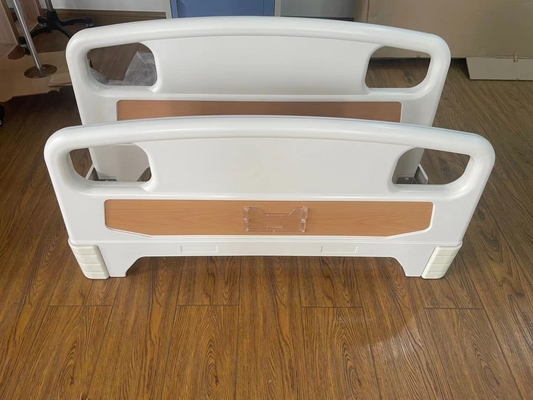 Cabecero de madera de la cama de hospital de los PP del color del grano para el hospital médico