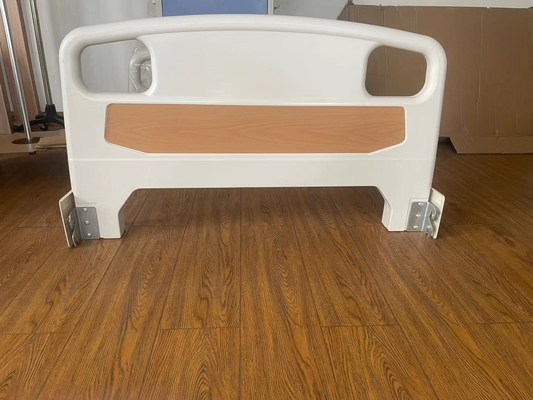 Cabecero de madera de la cama de hospital de los PP del color del grano para el hospital médico